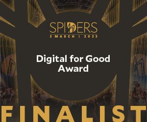 Conradh na Gaeilge finalist in the Digital for Good category at The Spiders 2023
